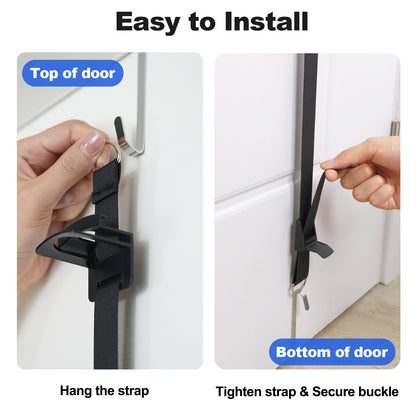 Hat Rack for Door- 2 Straps