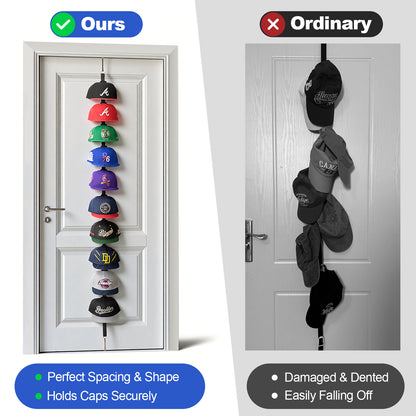 Hat Rack for Door- 2 Straps